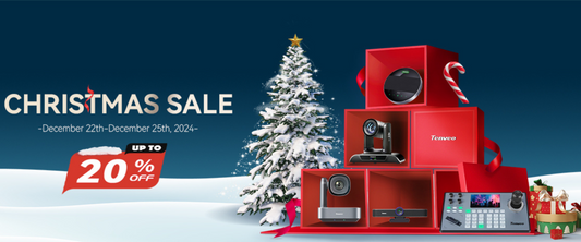 Stream Your Perfect Christmas Event with Tenveo PTZ Camera & Controller Bundle