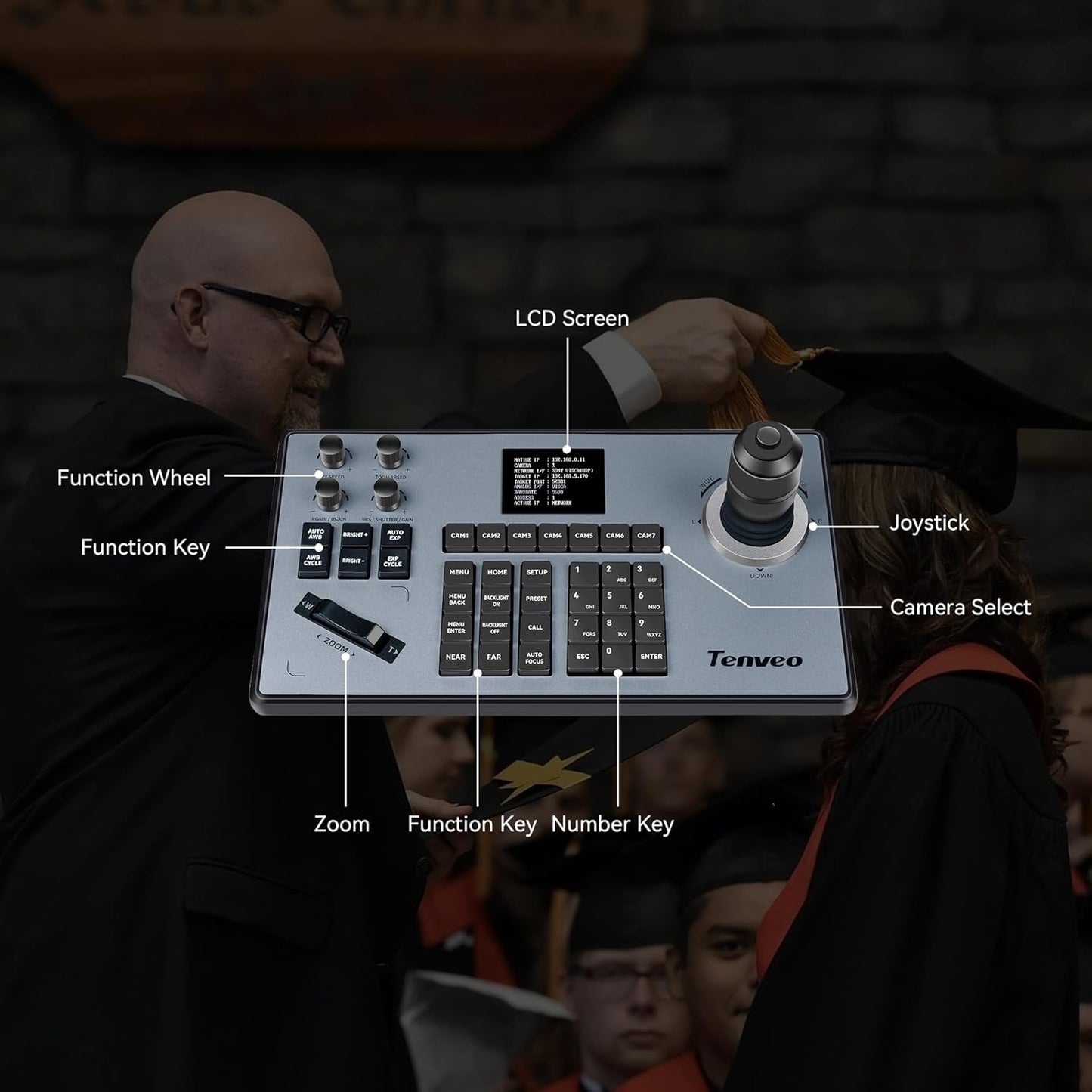 ptz camera joystick controller 8