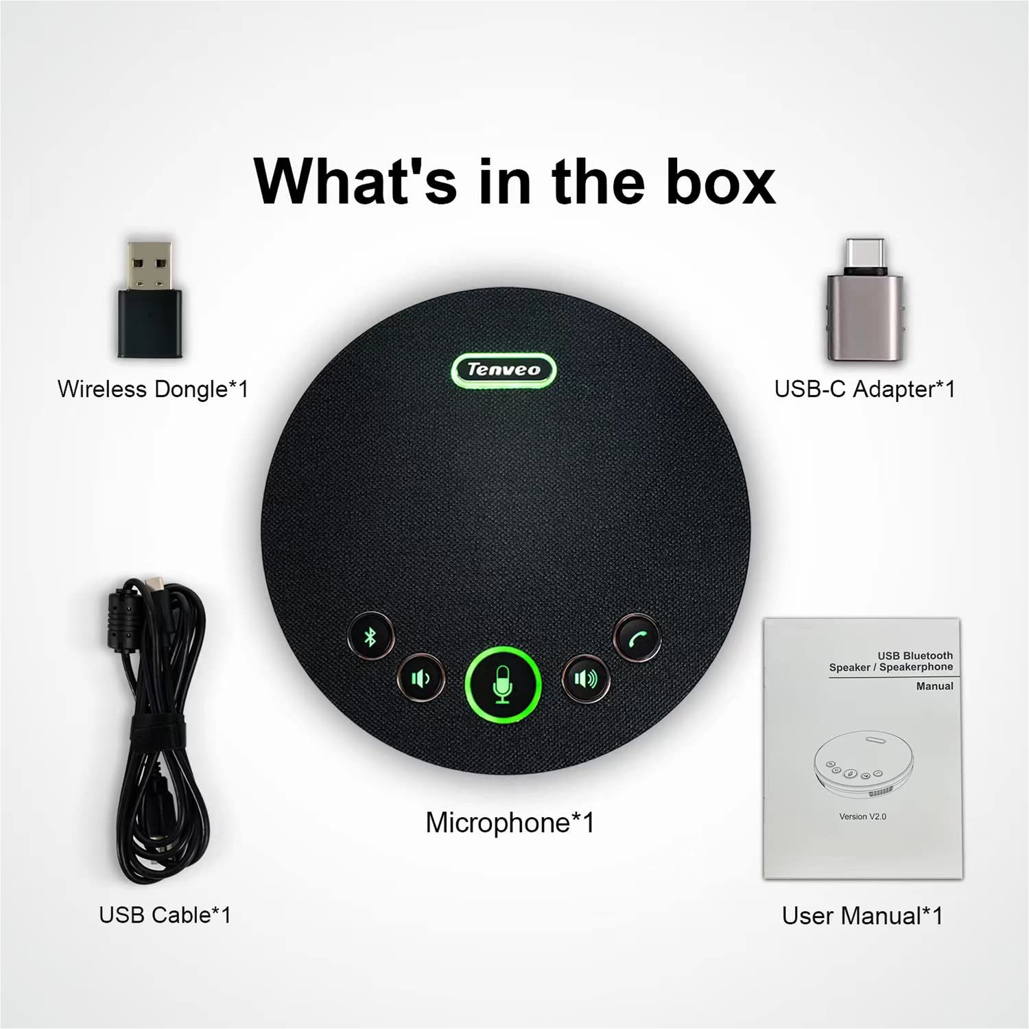 Conference Speaker with Microphone