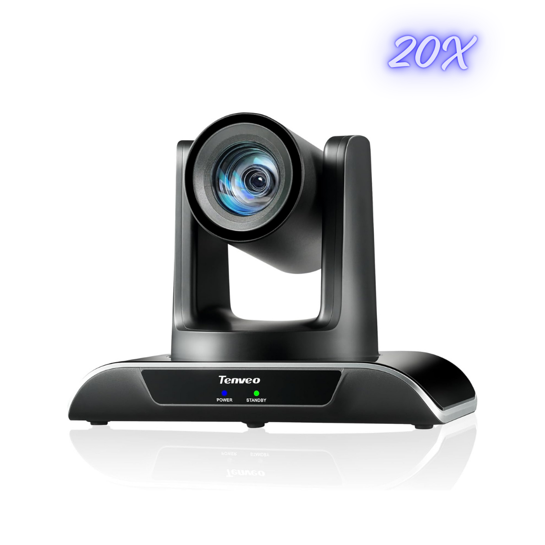 Tenveo HDMI/LAN/USB3.0 PoE PTZ Camera 20X Optical Zoom, FHD 1080P 60FPS