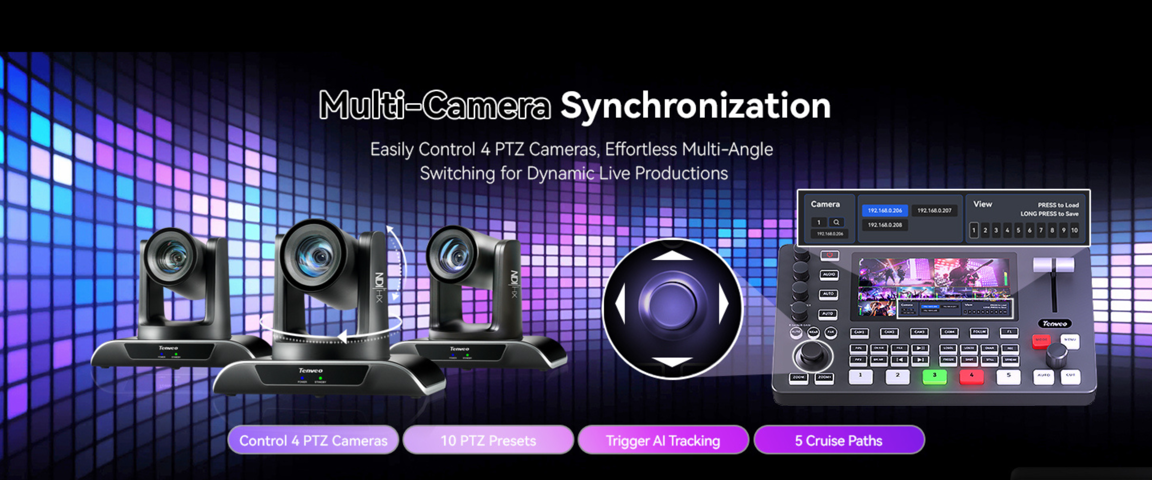 Video Mixer Switcher: The Complete Production Guide 2026 – Tenveo US Store