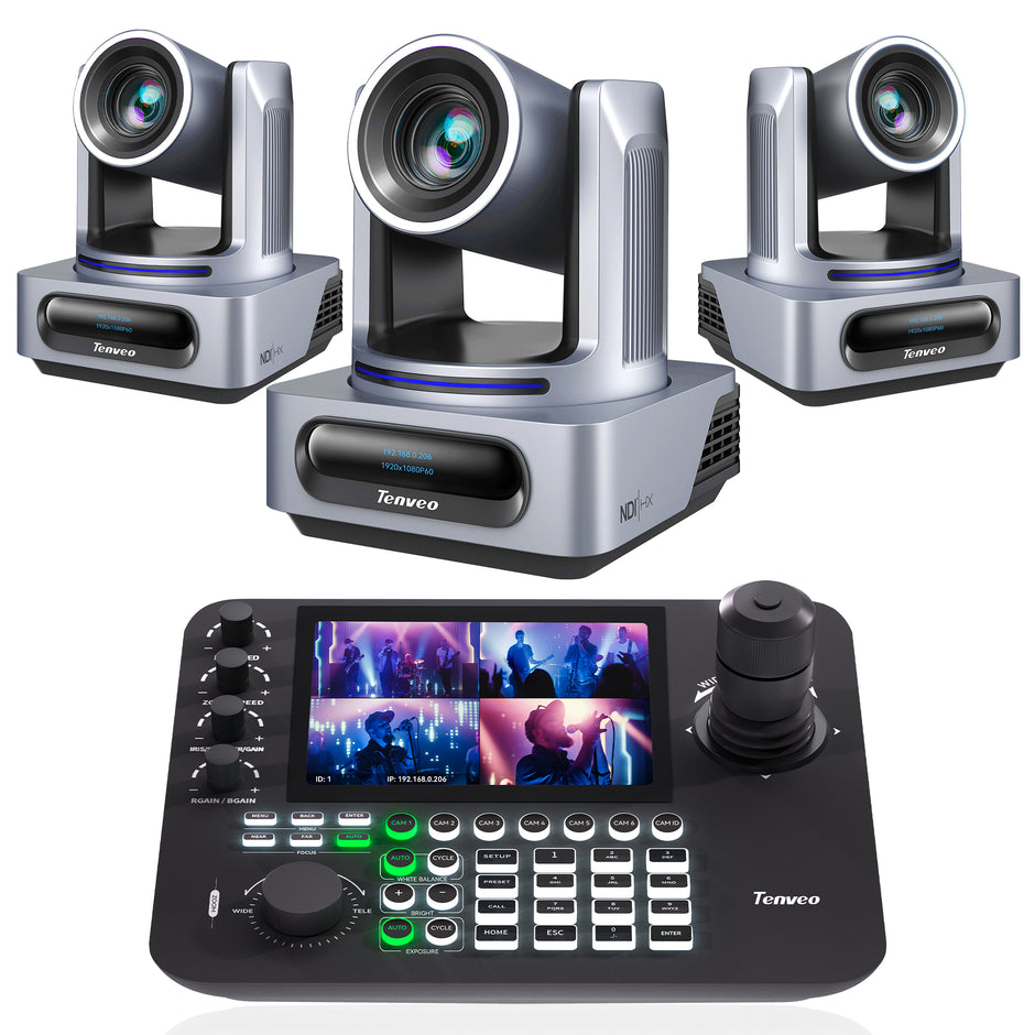 Best 4K PTZ Camera for Live Streaming with Motion Tracking & Dual Lens ...