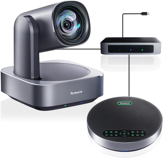 4K PTZ Conference Camera with Bluetooth Speakerphone