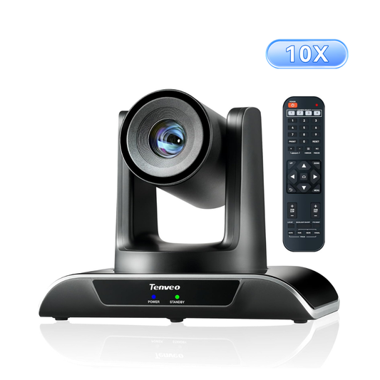 PTZ Conference Room Camera 10X Optical Zoom USB3.0/HDMI/RS232 Wide Angle FHD 1080P 60FPS