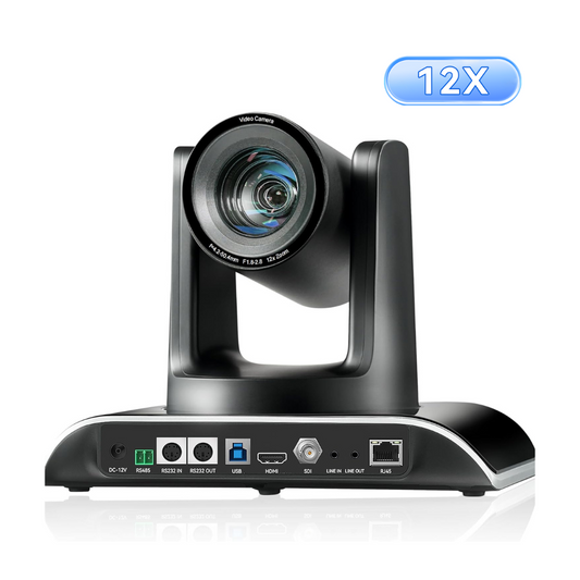 Tenveo PTZ Camera AI Tracking 12X Optical Zoom 1080P SDI/HDMI/USB3.0/LAN PoE