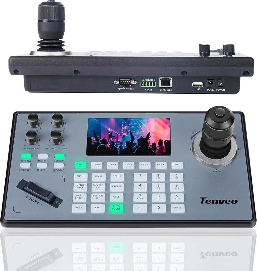 Professional AI Auto Tracking PTZ Camera System with Joystick ...