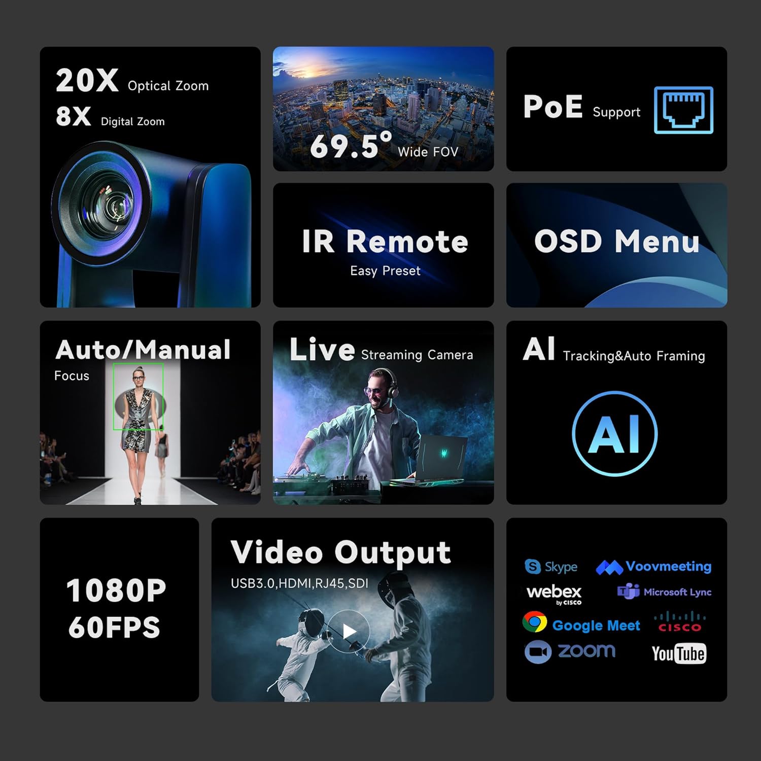 auto tracking ptz camera 1