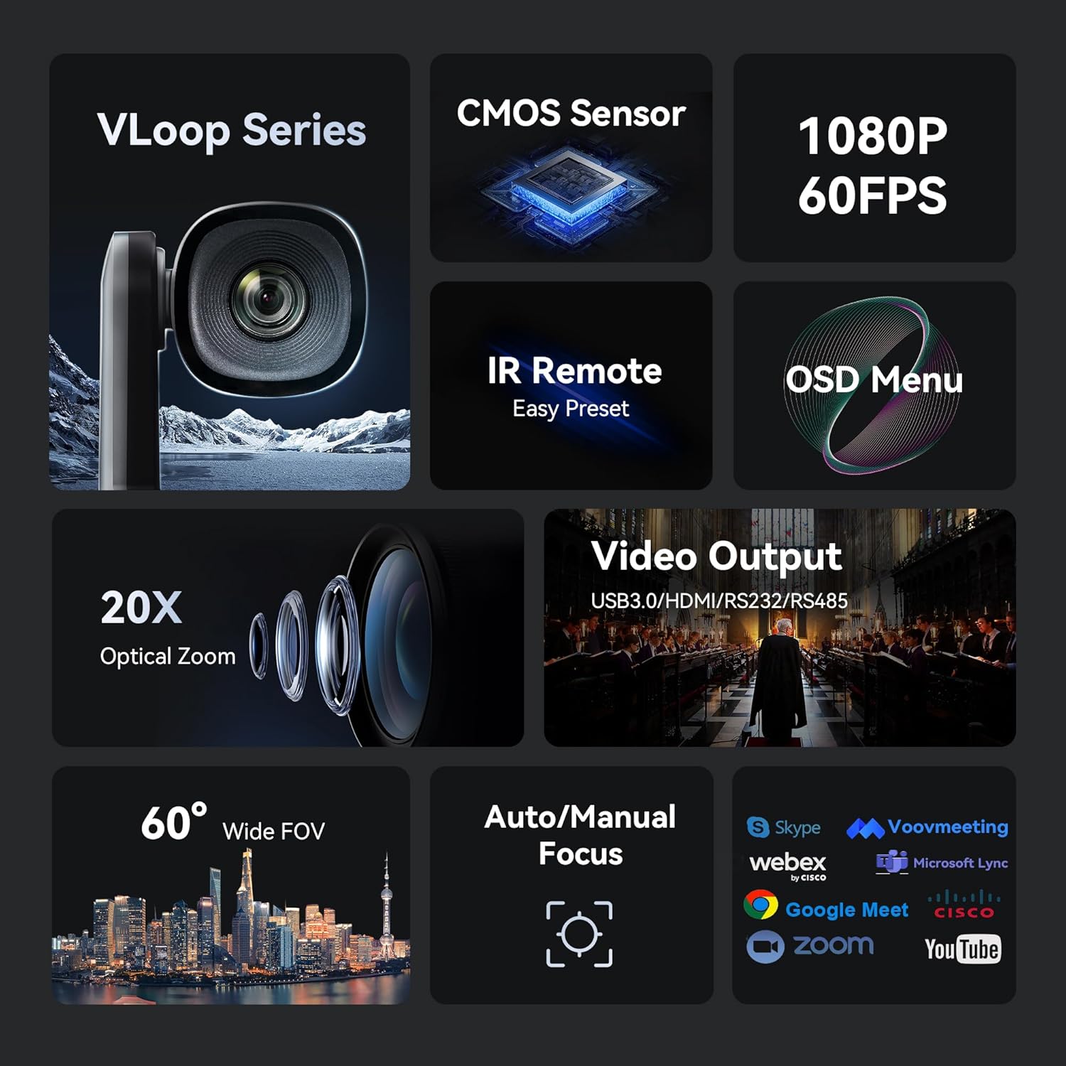 camera for video conference 20x  1