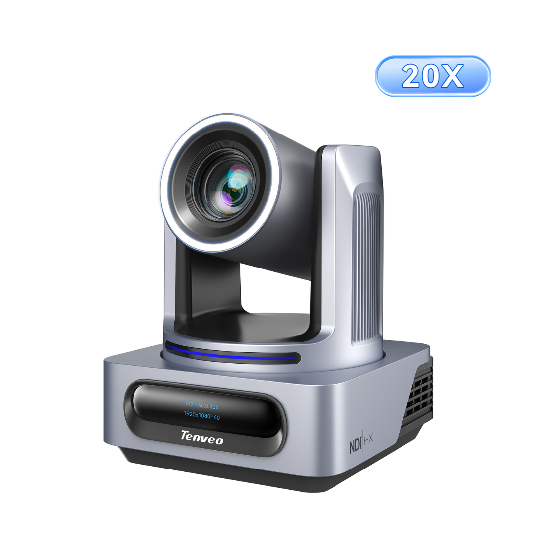 20X AI Auto-Tracking NDI PTZ Camera | 1080p60 | Human & Face Tracking | PoE