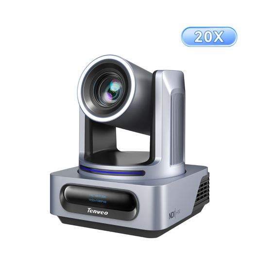 20X AI Auto-Tracking NDI PTZ Camera | 1080p60 | Human & Face Tracking | PoE
