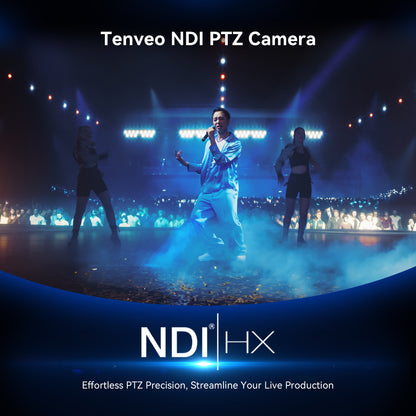 20X AI Auto-Tracking NDI PTZ Camera | 1080p60 | Human & Face Tracking | PoE