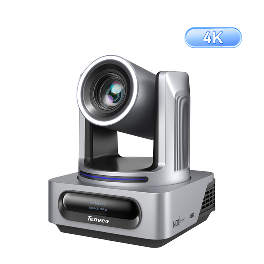 4K PTZ Camera AI Auto Tracking 20X Optical Zoom HDMI, USB3.0,RJ45,SDI Live Streaming Camera