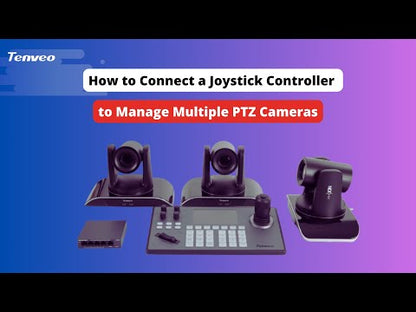 Tenveo KB200PRO 5'' LCD Screen Preview PTZ Camera Joystick Controller Support NDI