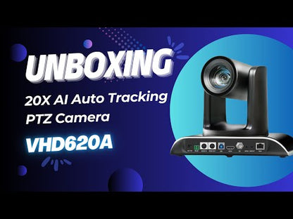 Tenveo PTZ Camera AI Tracking 20X Optical Zoom 1080P SDI/HDMI/USB3.0/LAN PoE